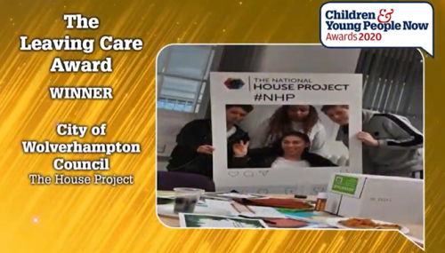 Wolverhampton House Project wins at Children & Young People Now Awards